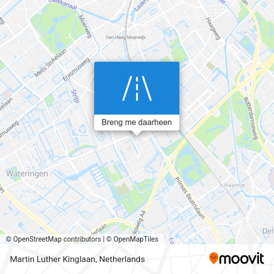 Martin Luther Kinglaan kaart