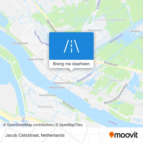 Jacob Catsstraat kaart
