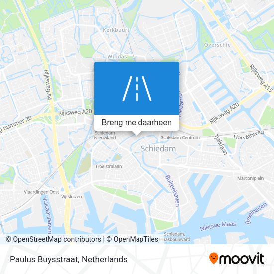 Paulus Buysstraat kaart