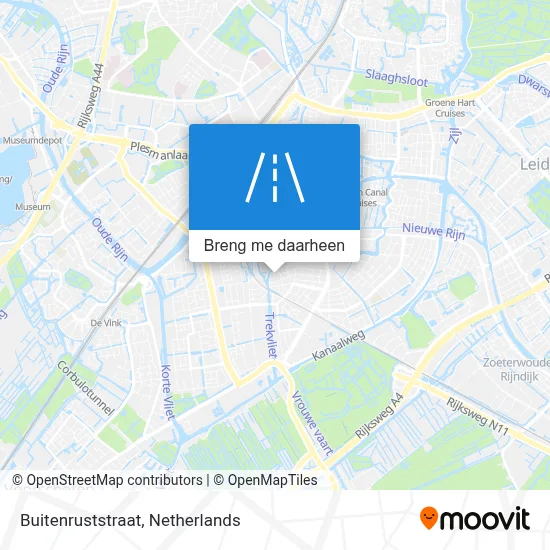 Buitenruststraat kaart