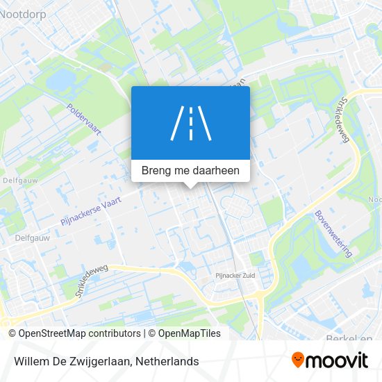 Willem De Zwijgerlaan kaart