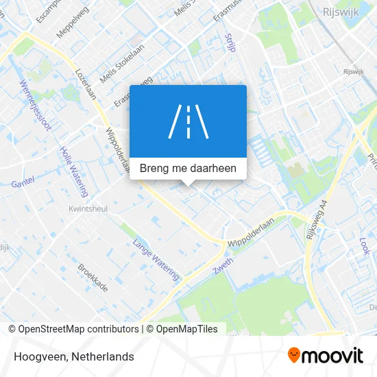 Hoogveen kaart