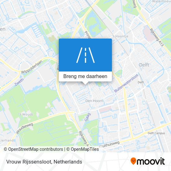 Vrouw Rijssensloot kaart