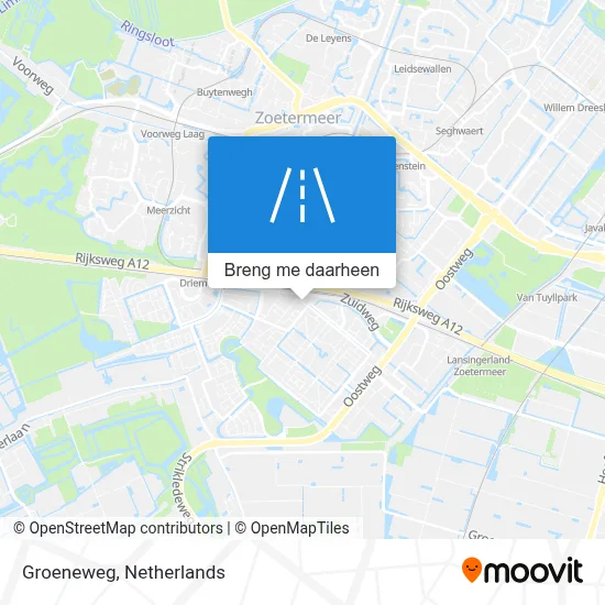 Groeneweg kaart