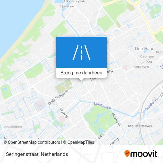 Seringenstraat kaart