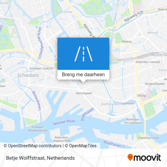 Betje Wolffstraat kaart