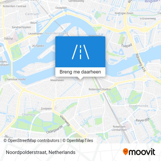 Noordpolderstraat kaart