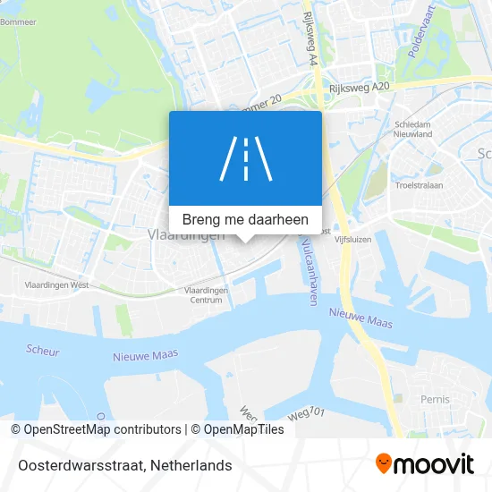 Oosterdwarsstraat kaart