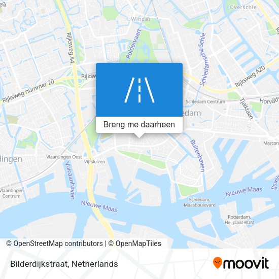Bilderdijkstraat kaart