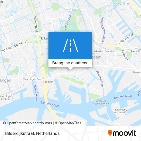 Bilderdijkstraat kaart