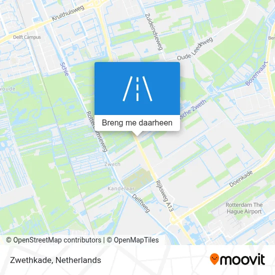 Zwethkade kaart