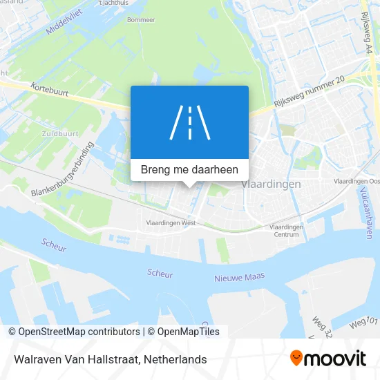 Walraven Van Hallstraat kaart