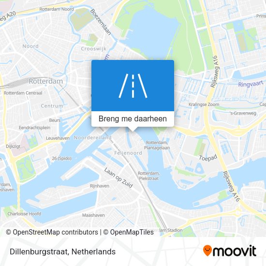 Dillenburgstraat kaart