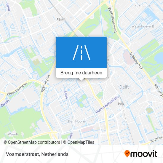 Vosmaerstraat kaart