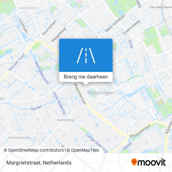 Margrietstraat kaart