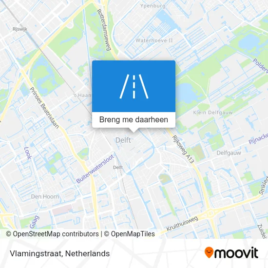 Vlamingstraat kaart