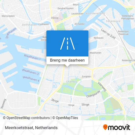 Meerkoetstraat kaart