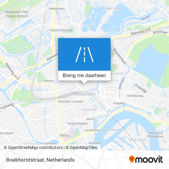 Boekhorststraat kaart