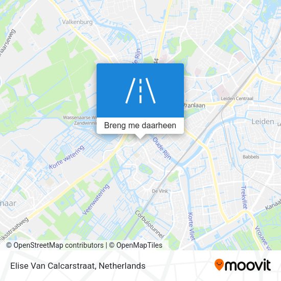 Elise Van Calcarstraat kaart
