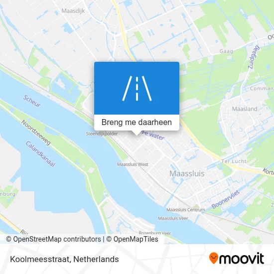 Koolmeesstraat kaart