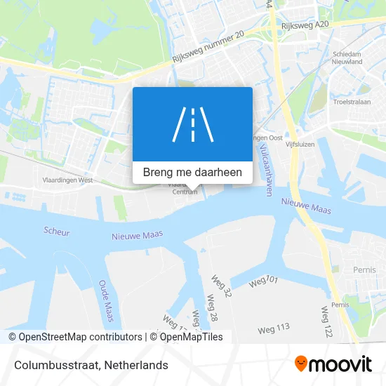 Columbusstraat kaart