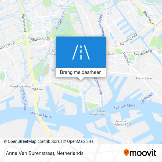 Anna Van Burenstraat kaart