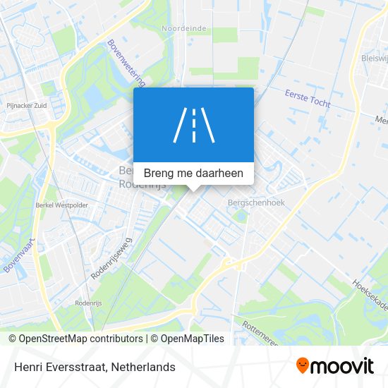 Henri Eversstraat kaart