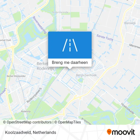Koolzaadveld kaart