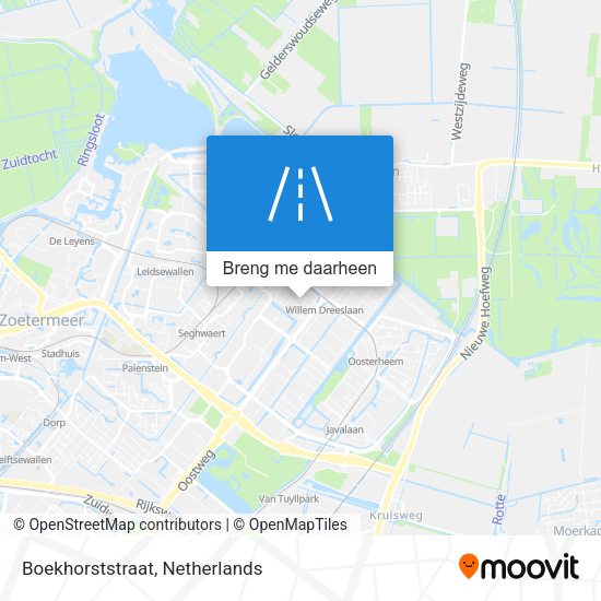 Boekhorststraat kaart