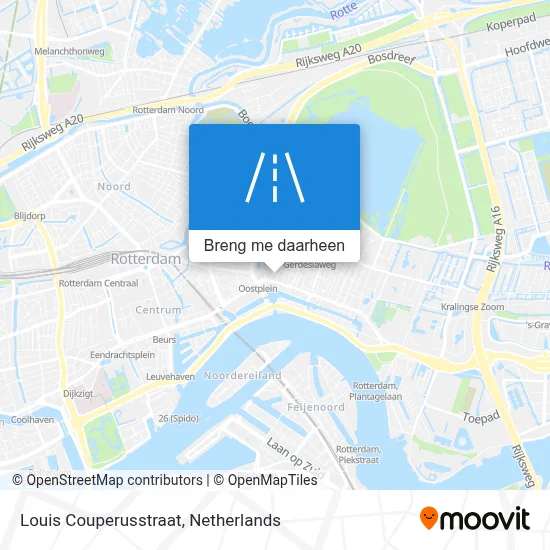 Louis Couperusstraat kaart