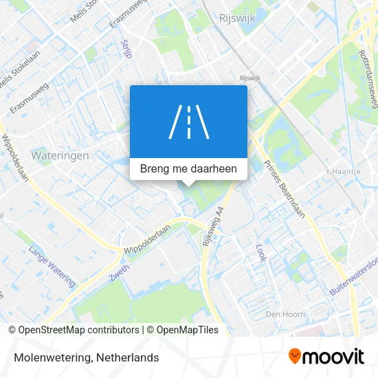 Molenwetering kaart