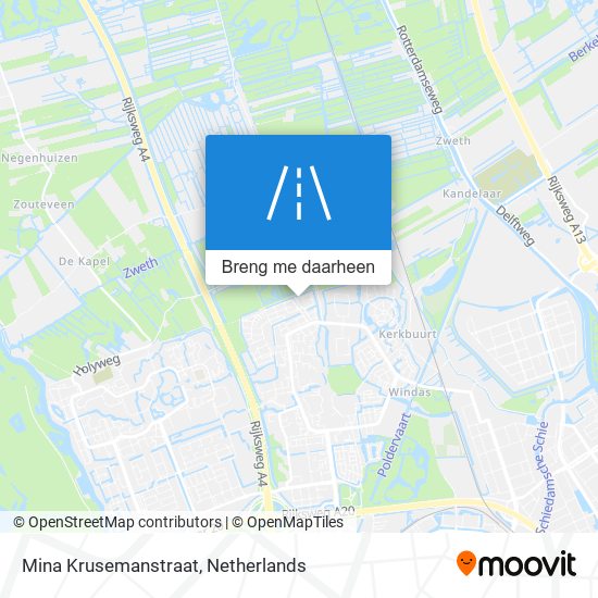 Mina Krusemanstraat kaart