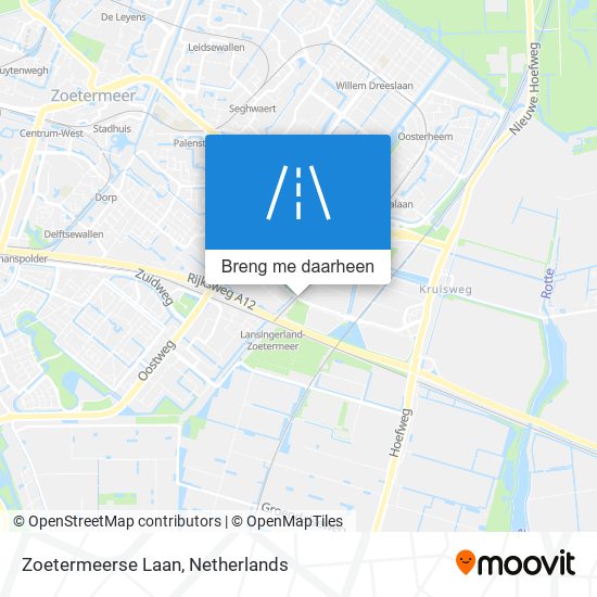 Zoetermeerse Laan kaart