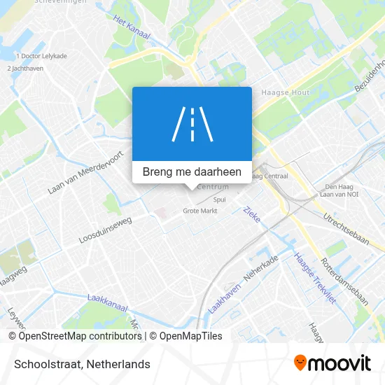 Schoolstraat kaart