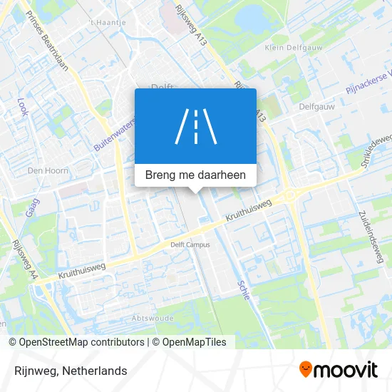 Rijnweg kaart