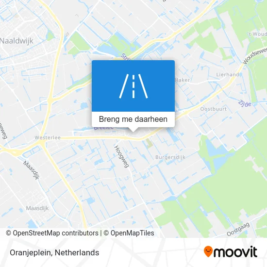Oranjeplein kaart