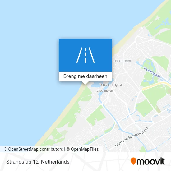 Strandslag 12 kaart