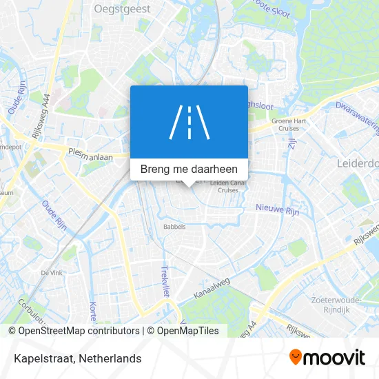 Kapelstraat kaart