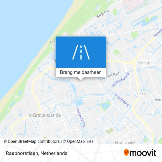 Raaphorstlaan kaart