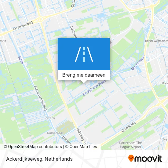 Ackerdijkseweg kaart