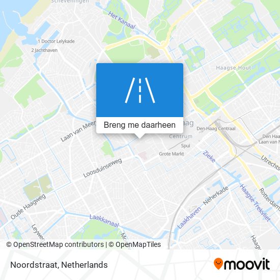 Noordstraat kaart