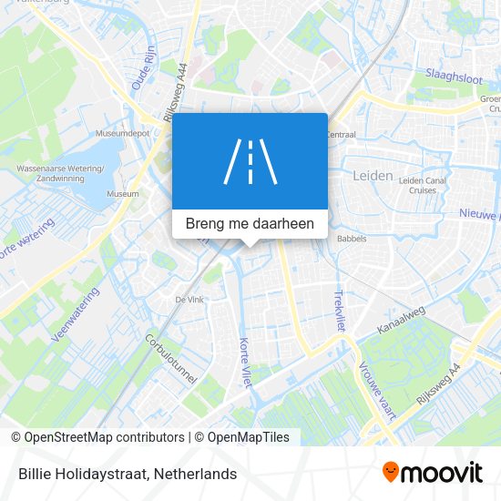 Billie Holidaystraat kaart
