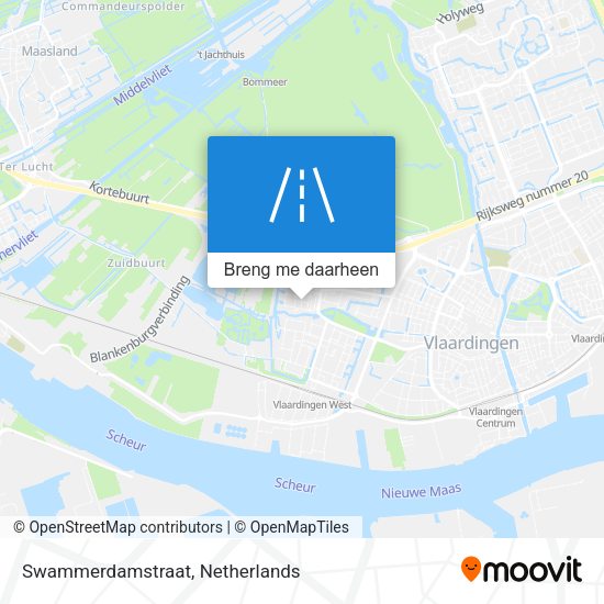 Swammerdamstraat kaart
