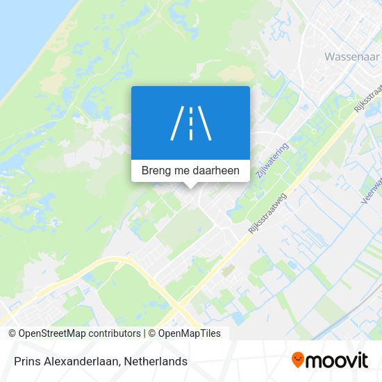 Prins Alexanderlaan kaart