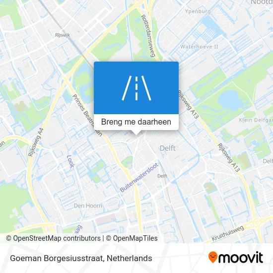Goeman Borgesiusstraat kaart
