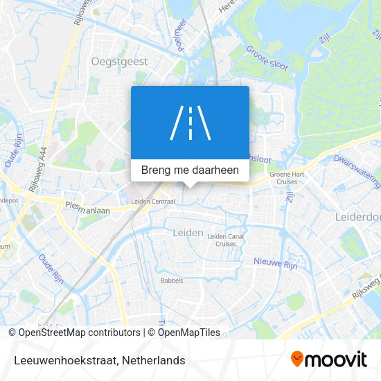 Leeuwenhoekstraat kaart