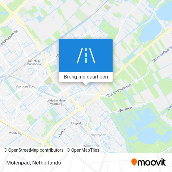 Molenpad kaart