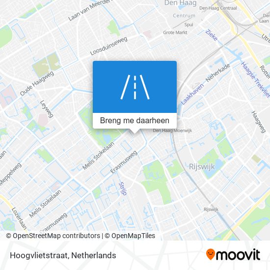 Hoogvlietstraat kaart