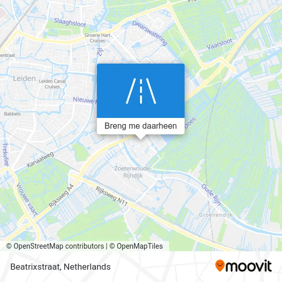 Beatrixstraat kaart