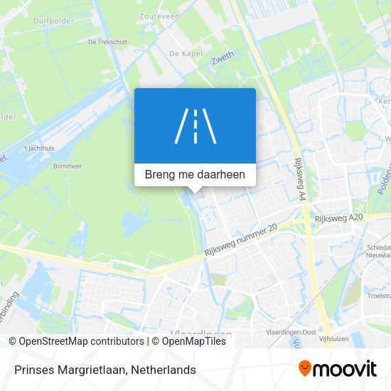 Prinses Margrietlaan kaart